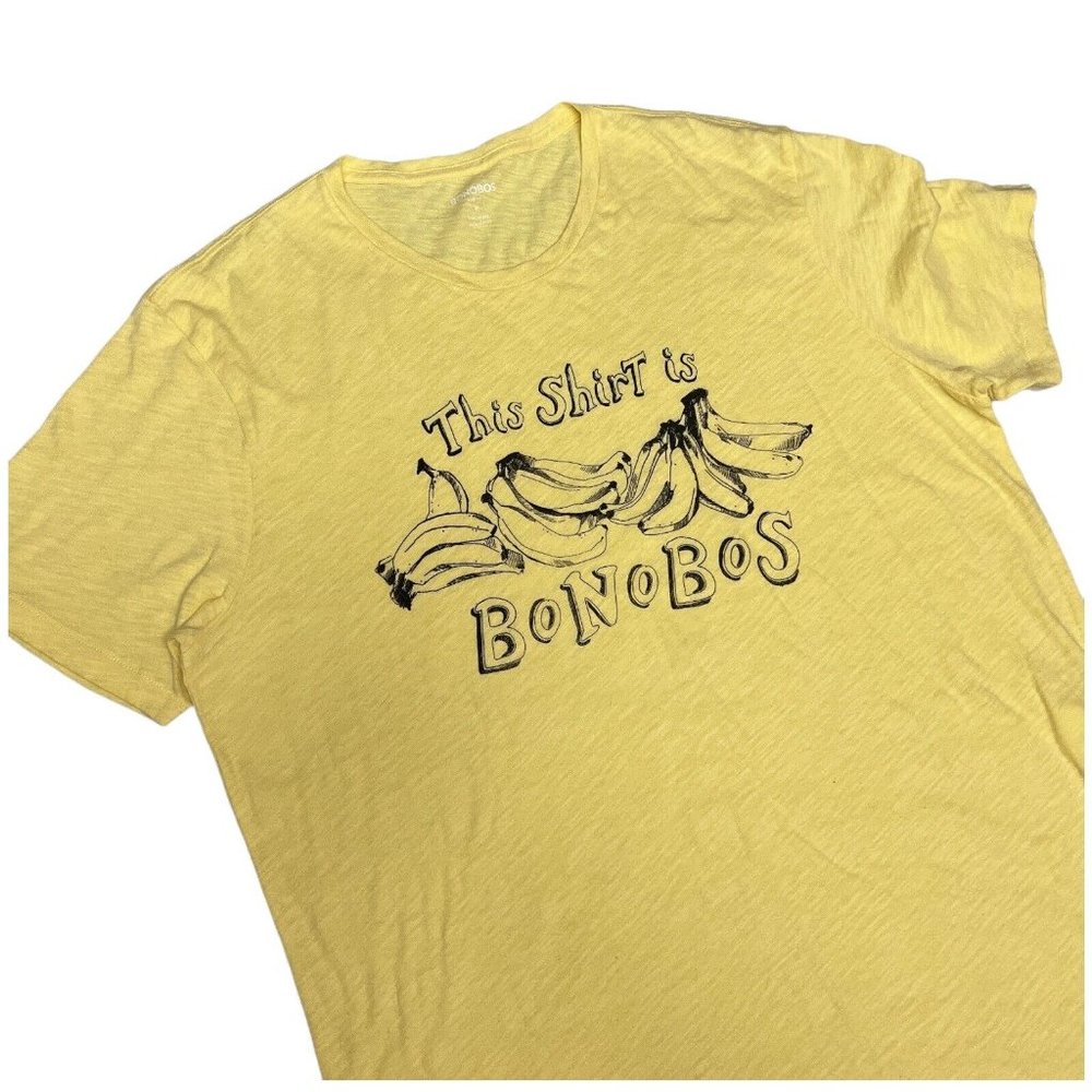 Bonobos Yellow Graphic Short Sleeve Tee - Banana Print